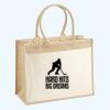 Cotton Pocket Jute Shopper Thumbnail