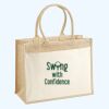 Cotton Pocket Jute Shopper Thumbnail