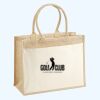 Cotton Pocket Jute Shopper Thumbnail