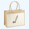 Cotton Pocket Jute Shopper Thumbnail