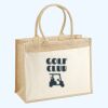 Cotton Pocket Jute Shopper Thumbnail