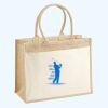 Cotton Pocket Jute Shopper Thumbnail