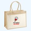 Cotton Pocket Jute Shopper Thumbnail