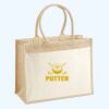 Cotton Pocket Jute Shopper Thumbnail