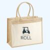 Cotton Pocket Jute Shopper Thumbnail