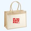 Cotton Pocket Jute Shopper Thumbnail
