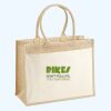 Cotton Pocket Jute Shopper Thumbnail