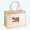 Cotton Pocket Jute Shopper Thumbnail