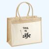 Cotton Pocket Jute Shopper Thumbnail