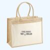 Cotton Pocket Jute Shopper Thumbnail