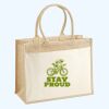 Cotton Pocket Jute Shopper Thumbnail