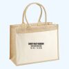 Cotton Pocket Jute Shopper Thumbnail