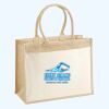Cotton Pocket Jute Shopper Thumbnail