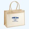 Cotton Pocket Jute Shopper Thumbnail
