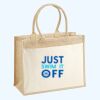 Cotton Pocket Jute Shopper Thumbnail