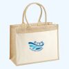 Cotton Pocket Jute Shopper Thumbnail