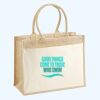 Cotton Pocket Jute Shopper Thumbnail