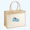 Cotton Pocket Jute Shopper Thumbnail