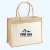 Cotton Pocket Jute Shopper Thumbnail