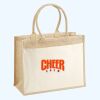 Cotton Pocket Jute Shopper Thumbnail