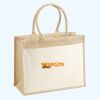Cotton Pocket Jute Shopper Thumbnail