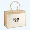 Cotton Pocket Jute Shopper Thumbnail