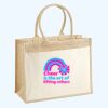 Cotton Pocket Jute Shopper Thumbnail