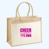 Cotton Pocket Jute Shopper Thumbnail