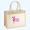 Cotton Pocket Jute Shopper Thumbnail