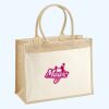 Cotton Pocket Jute Shopper Thumbnail