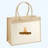 Cotton Pocket Jute Shopper Thumbnail