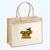 Cotton Pocket Jute Shopper Thumbnail