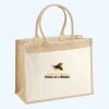 Cotton Pocket Jute Shopper Thumbnail