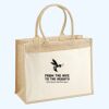 Cotton Pocket Jute Shopper Thumbnail