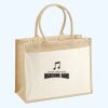 Cotton Pocket Jute Shopper Thumbnail
