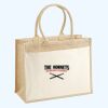 Cotton Pocket Jute Shopper Thumbnail