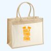 Cotton Pocket Jute Shopper Thumbnail