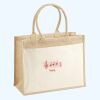 Cotton Pocket Jute Shopper Thumbnail