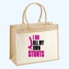 Cotton Pocket Jute Shopper Thumbnail