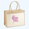 Cotton Pocket Jute Shopper Thumbnail