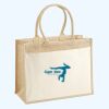 Cotton Pocket Jute Shopper Thumbnail