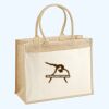Cotton Pocket Jute Shopper Thumbnail