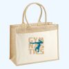 Cotton Pocket Jute Shopper Thumbnail