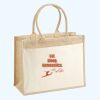 Cotton Pocket Jute Shopper Thumbnail