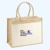 Cotton Pocket Jute Shopper Thumbnail